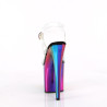Pleaser ENCHANT-708RC Transparent Rainbow Chrome Sale