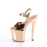 Pleaser ENCHANT-709 Rose Gold Metallic Chrome Sale Women