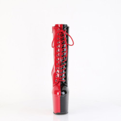 Pleaser CRAZE-1040TT Red Black Patent Sale Women