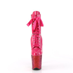 Pleaser FLAMINGO-1020HG Pink Hologram Patent Rainbow