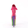 Pleaser FLAMINGO-1020HG Pink Hologram Patent Rainbow