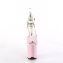 Pleaser FLAMINGO-868 Rose White Patent Sale Women