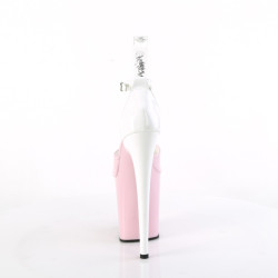 Pleaser FLAMINGO-868 Rose White Patent Sale Women