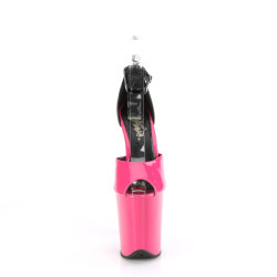 Pleaser FLAMINGO-868 Purple Black Patent Sale Women