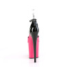 Pleaser FLAMINGO-868 Purple Black Patent Sale Women