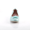 Pin Up Couture OLIVE-08 Baby Blue Vegan Leather Sale
