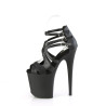 Pleaser FLAMINGO-877 Black Vegan Leather Sale Women