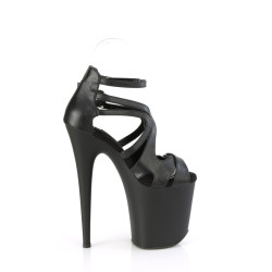 Pleaser FLAMINGO-877 Black Vegan Leather Sale Women