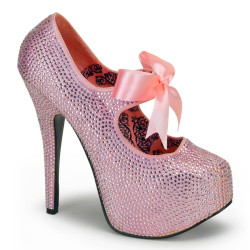 Bordello TEEZE-04R Rose Rhinestones Sale Women