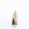 Pleaser Pink Label TEEZE-06W Cream Patent Pumps Men