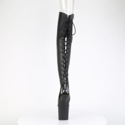 Pleaser CRAZE-3019 Vegan Heelless Overknee Boots