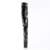 Pleaser CRAZE-3023 Patent Heelless Overknee Boots