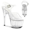 Pleaser ADORE-708LS Clear Platform High Heeled Sandals