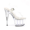 Pleaser ADORE-708LS Clear Platform High Heeled Sandals