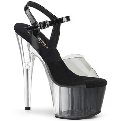 Pleaser ADORE-708T-1 Smoke Platform High Heels Shoes