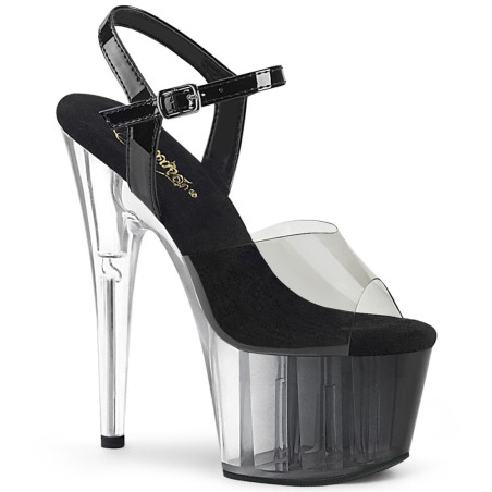 Pleaser ADORE-708T-1 Smoke Platform High Heels Shoes