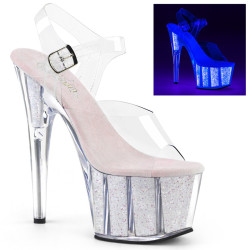 Pleaser ADORE-708UVG Neon Platform High Heels Shoes