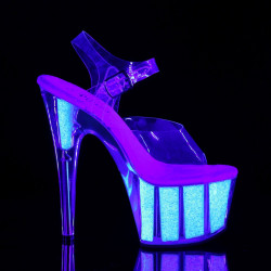 Pleaser ADORE-708UVG Neon Platform High Heels Shoes