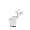 Pleaser CRAZE-809 White Patent Sale Women