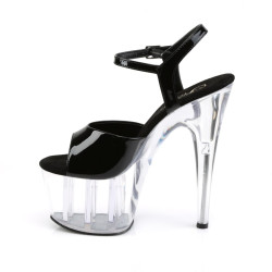 Pleaser ADORE-709 Clear Platform Women High Heels Shoes