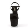 Pleaser ADORE-709FS Black Platform High Heeled Sandals