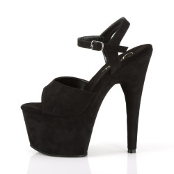 Pleaser ADORE-709FS Black Platform High Heeled Sandals