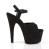 Pleaser ADORE-709FS Black Platform High Heeled Sandals