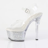 Pleaser ASPIRE-608RSI Clear Strass Platform High Heels