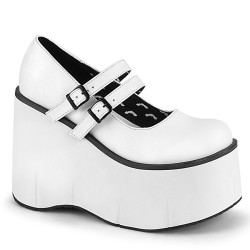 Demonia KERA-08 White Vegan Leather Sale Women