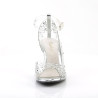 Fabulicious BELLE-330RS Transparent Low Heeled Sandals
