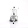 Fabulicious BELLE-330RS Transparent Low Heeled Sandals