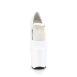 Pleaser CRAZE-880 White Patent Sale Women