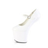 Pleaser CRAZE-880 White Patent Sale Women