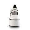 Demonia KERA-08 White Vegan Leather Sale Women