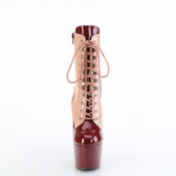 Pleaser ADORE-1020DC Blush Burgundy Patent Sale Women