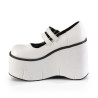 Demonia KERA-08 White Vegan Leather Sale Women