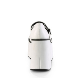 Demonia KERA-08 White Vegan Leather Sale Women