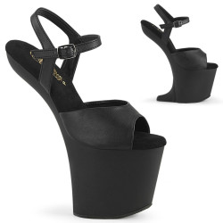 Pleaser CRAZE-809 Vegan Heelless Pony Platform Sandals