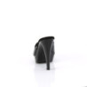 Fabulicious COCKTAIL-501 Black High Heeled Mules