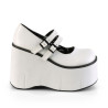 Demonia KERA-08 White Vegan Leather Sale Women