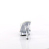 Fabulicious COCKTAIL-501 Transparent High Heeled Mules