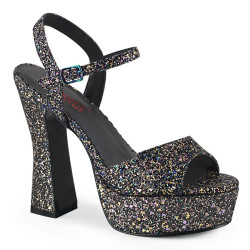 Demonia DOLLY-09 Black Glitter Sale Women