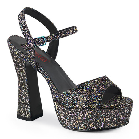 Demonia DOLLY-09 Black Glitter Sale Women