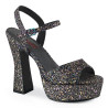 Demonia DOLLY-09 Black Glitter Sale Women