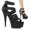 Pleaser DELIGHT-659 Criss Cross Straps High Heels Shoes