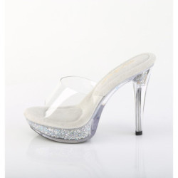 Fabulicious COCKTAIL-501RSI Transparent Silver Strass