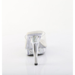 Fabulicious COCKTAIL-501RSI Transparent Silver Strass
