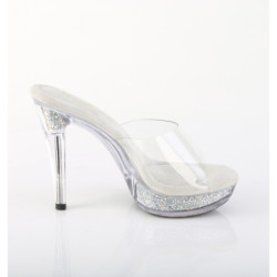 Fabulicious COCKTAIL-501RSI Transparent Silver Strass