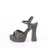 Demonia DOLLY-09 Black Glitter Sale Women