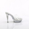 Fabulicious COCKTAIL-501SDT Transparent Mules Women